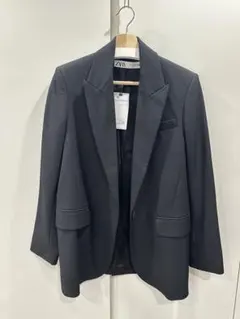 ZARA オーバーサイズ　ジャケット　ブラック