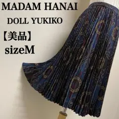 MADAME DOLLマダム花井 エスニック幾何学柄プリーツスカート