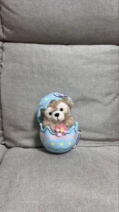 ディズニーシー　ダッフィー　ぬいぐるみチャーム　カムファインドスプリング