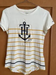 TOMMY HILFIGER 半袖Tシャツ ホワイト ボーダー S