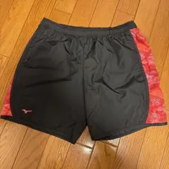 Mizuno ランニングショーツ ブラック/レッド