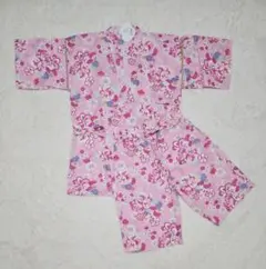 ♡MIMIプロフ必読様専用花柄ピンク甚平