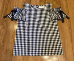 最安値です♡tocco closet 肩出しリボンブラウス オープンショルダー
