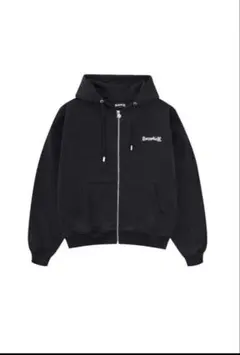 【新品未使用】supplier ジップパーカー　ブラック　シルバー　M タグ付き Supplier ジップパーカー ブラック Mサイズ - メルカリ