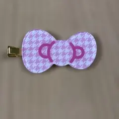 ハローキティ展 50周年　リボンヘアクリップ