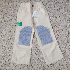 未使用sunny Landscape ストライプパッチ長ズボン 100cm