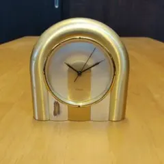 ヴィンテージ TMHOP STRIKING 置き時計 ゴールド スイス製 ヴィンテージ TMHOP STRIKING 置き時計 ゴールド スイス製