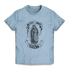 聖母マリアスピリチュアルヴィンテージデザインTシャツ