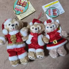 Duffy クリスマス ぬいば、ストラップ 3体セット