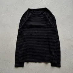 00s old uniqlo border l/s ボーダー ロンt 黒 グレー