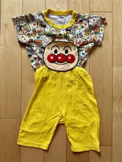 アンパンマン　胸当て付きパジャマ　90cm