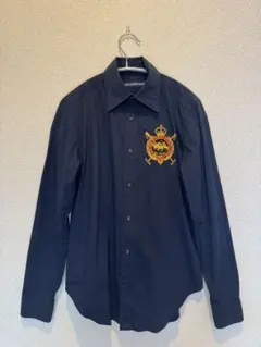 Ralph Lauren Sport ネイビー 長袖シャツ S〜M