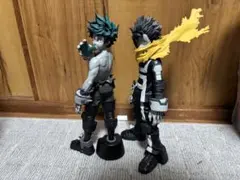 僕のヒーローアカデミア　緑谷出久　モノクロ　フィギュア2体セットのサムネイル