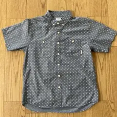 斗*お様 Columbia ドット柄 半袖シャツ M