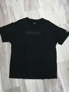 Champion チャンピオン ブラック ロゴ Tシャツ
