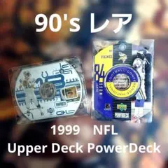 【90's】Upper Deck Power Deck　NFL カード　2枚