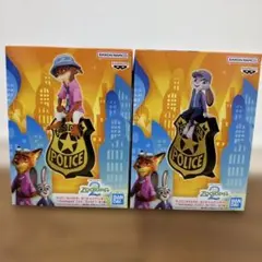 ZOOTOPIA2モニタートップフィギュア　ニック・ワイルド&ジュディ・ポップス