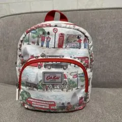 【美品】Cath Kids ロンドン柄 綿１００% キッズリュック