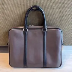 【訳あり】ポールスミス バイカラーレザーバッグ ビジネスバッグ