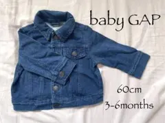 【ベビーギャップ】　デニムジャケット風　アウター　60cm 3-6m 新品