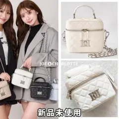 ダーリッチ darich 【シルバーパーツ】キルティングスクエアミニバッグ 白