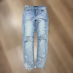 【EMODA】　ダメージ　ジーンズ　スキニー　1のサムネイル