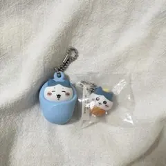 ちいかわ ハチワレ おくるみキーホルダー くら寿司 (未使用)