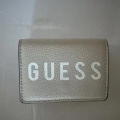 GUESS 三つ折り財布 ベージュタグ付新品のサムネイル