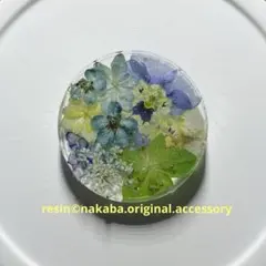 ネコin-2 ハンドメイド レジン ヘアゴム ブローチ ポニーフック
