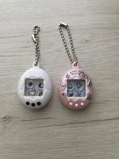 てんしっちのたまごっちパープルピンク、たまごっち白