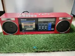 昭和レトロNational RX-F10 赤ラジカセ ラジオ カセットビンテージ