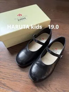 HARUTA ハルタキッズ　靴　フォーマル　19cm 黒　 発表会　入学式