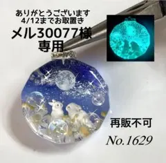 メル30077様専用/銀河とうさぎ　スターフラワー　蓄光　オルゴナイトネックレス