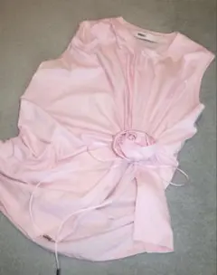 ビビィ bibiy TULIP DRAPED TOP pink - メルカリ
