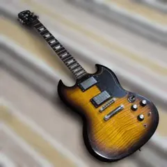 【Epiphone】圧巻のフレイムトップ！SG サンバースト 2004年製のサムネイル