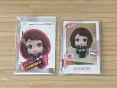 ヒロアカ　麗日 お茶子　るかっぷ 5周年　ダイカットステッカー　すなっぷカード