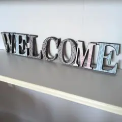 ヴィンテージ風 WELCOME 　インテリア