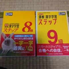 漢検 漢字学習 ステップ 8級 9級 2冊セット