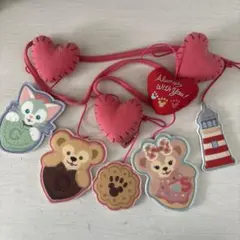 フェルトアクセサリー　ガーランド　ダッフィ　シェリーメイ　ジェラトーニ