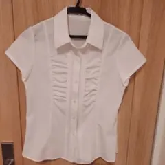 CHOPIN deux 半袖シャツ フリル付き 白 160cm