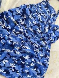 着替えやすい！小学校低学年用エプロンセット　子供用エプロン　１３０サイズ前後