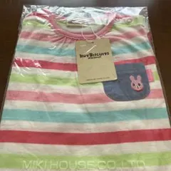 ◆値下げ◆  ミキハウス　ボーダーTシャツ　80