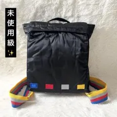 未使用級✨ポーター ピガール コラボ タンカー リュック マルチカラー ブラックのサムネイル