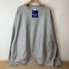 新品 Champion リバースウィーブ 無地 グレー スウェット m217