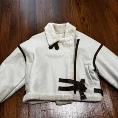 MURUA ボアジャケット F ホワイト