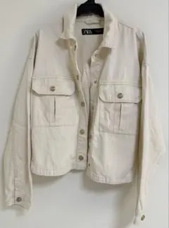 ZARA クリーム色 ジャケット XS 春
