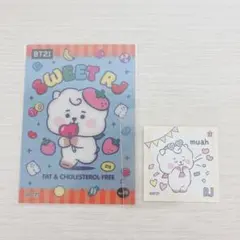 BT21 RJ ステッカー カード セット
