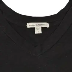 JAMES PERSE ブラック Vネック Tシャツ サイズ1ジェームスパースのサムネイル