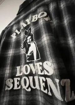 PLAYBOY ネルシャツ
