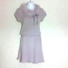 専用☆LESTLOSE❥ニットワンピ ラクーンファー